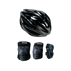 Combo Protecciones De Patinaje Twister Gris