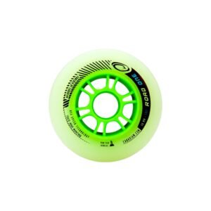 Ruedas Para Patines En Linea De Goma Profesionales Canariam Road One Verdes