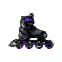 KIT CHICOS MORADO 2 Patines En Linea Ajustables Kit Chicos Skate Morado